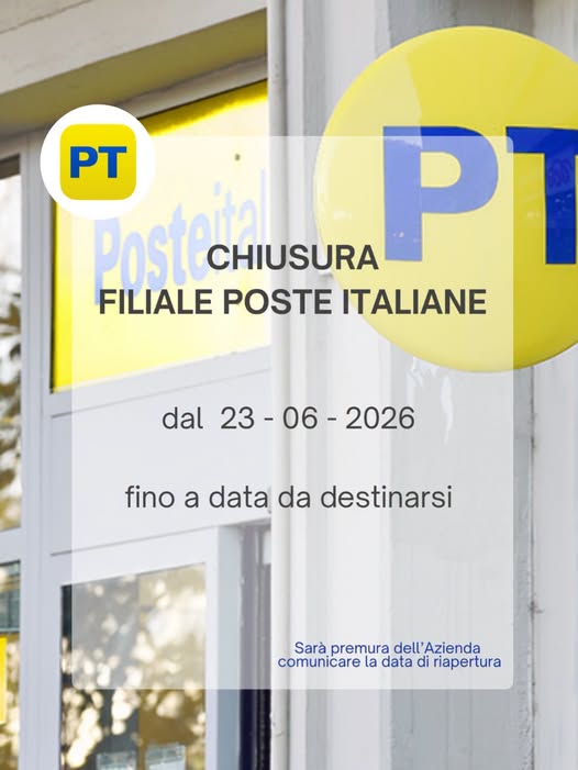 Chiusura poste