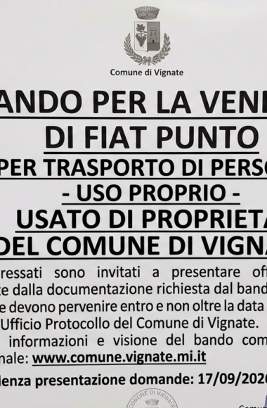 Bando fiat punto