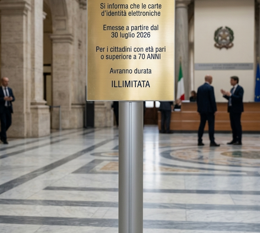 Durata carta CIE 7O anni