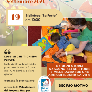Da ogni storia nascono altre storie e mille domande che arricchiscono la vita