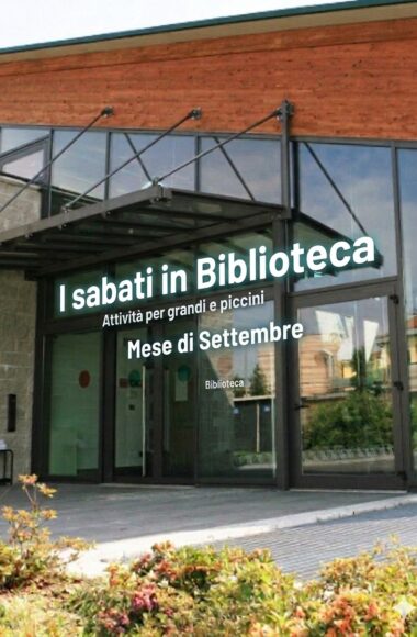 I Sabati in Biblioteca mese di Settembre