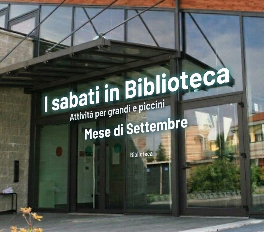 I Sabati in Biblioteca mese di Settembre