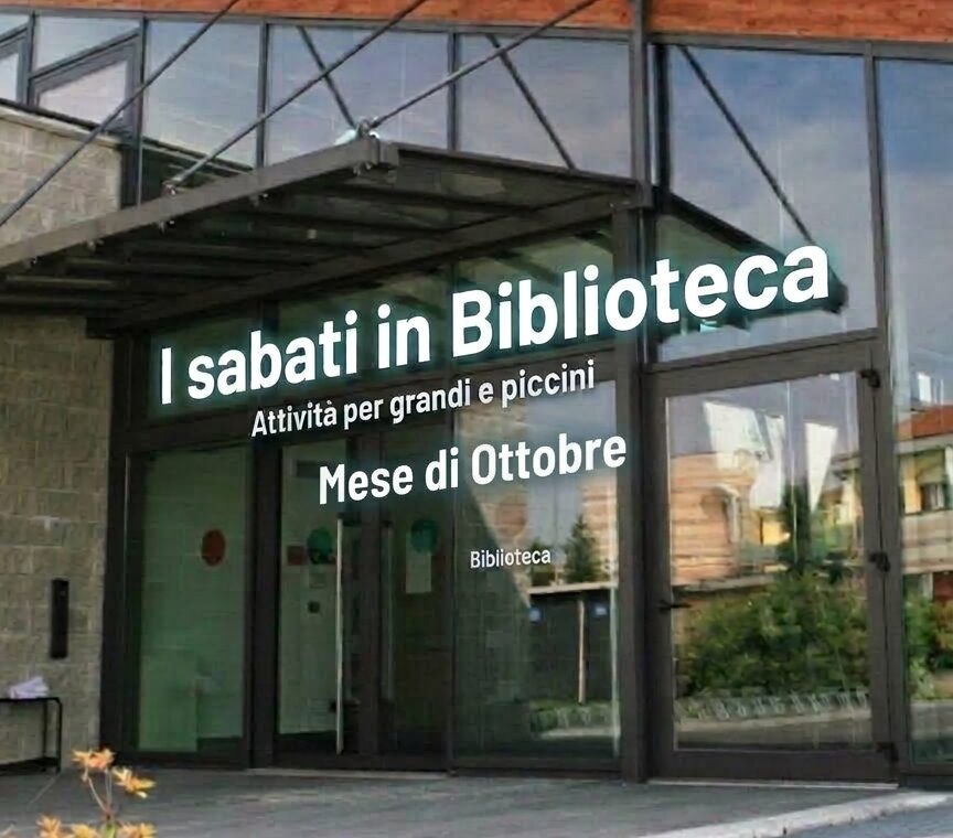 I Sabati in Biblioteca mese di Ottobre