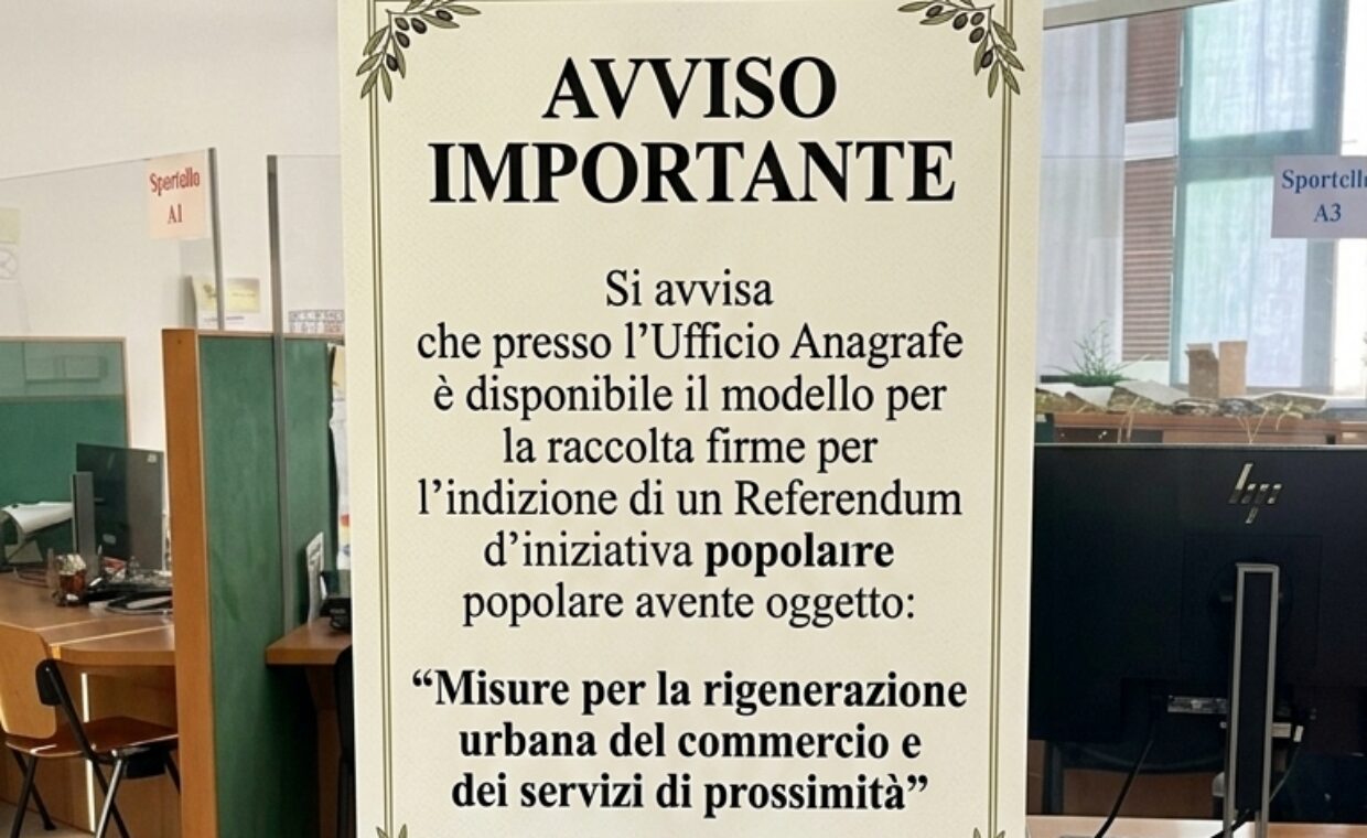 Raccolta firme Referendum