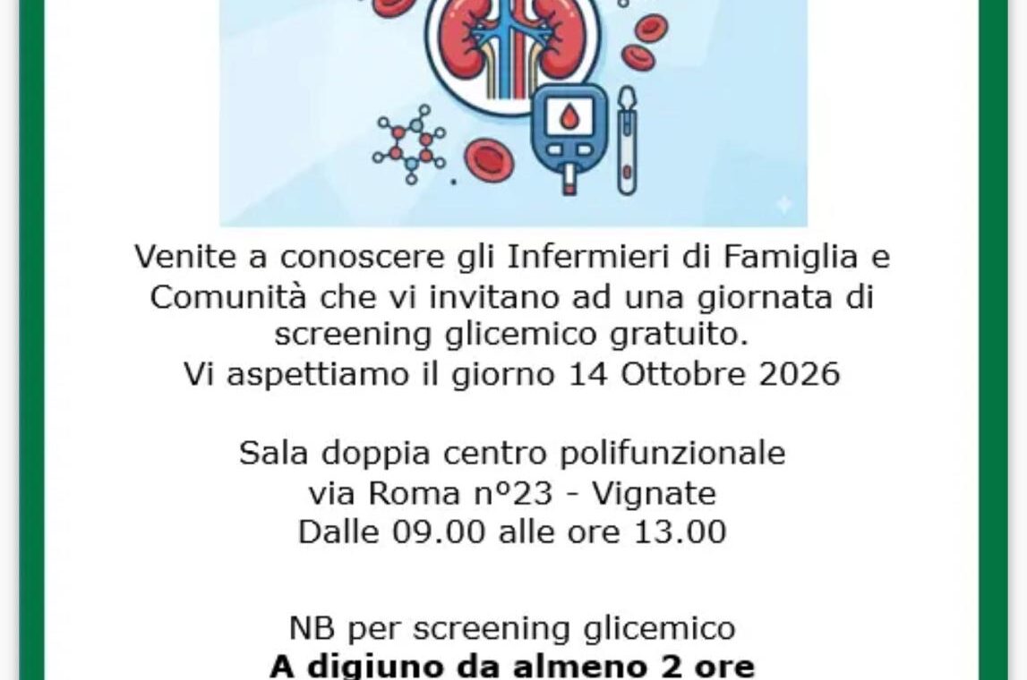 Screening Glicemico e Renale
