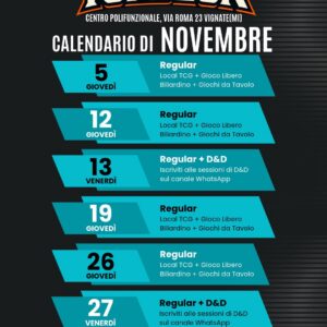 Topdeck Novembre