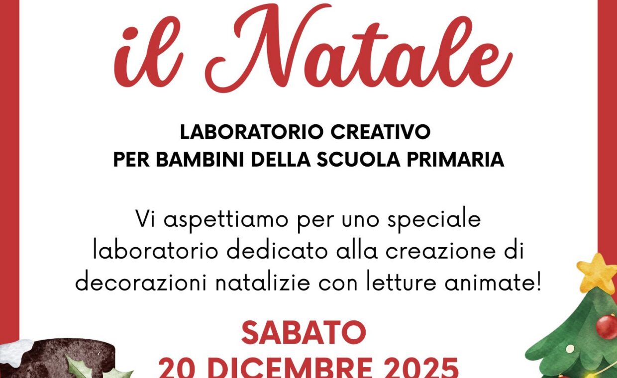 LABORATORIO NATALE 20 DICEMBRE 2025