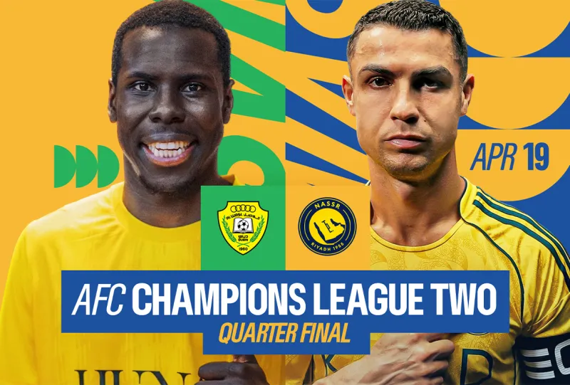 الوصل الإماراتي ضد النصر السعودي – دور ربع النهائي (خروج مغلوب) – دوري أبطال آسيا