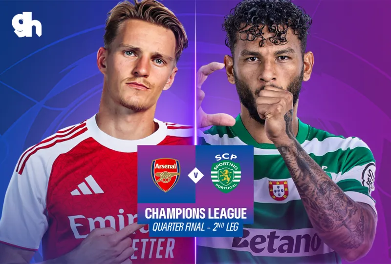 ارسنال ضد سبورتينغ لشبونه –  اياب دوري أبطال أوروبا دور الـ 8