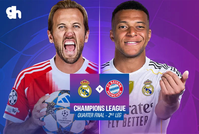 بايرن ميونخ ضد ريال مدريد – إياب دوري أبطال أوروبا دور الـ8