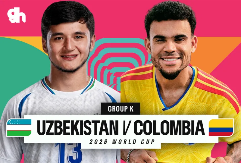 أوزباكستان ضد كولومبيا - كاس العالم 2026 المجموعة K