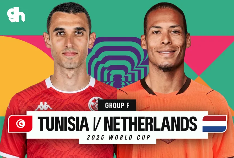 Tunisia vs Netherlands -  FIFA World Cup 2026 Group F