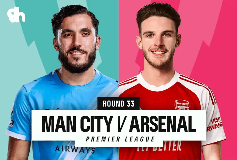 Manchester City vs Arsenal - Premier League 2026/25 Matchweek 33