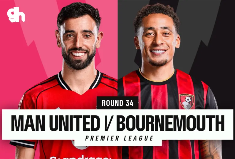 مانشستر يونايتد ضد بورنموث - الدوري الانجليزي الممتاز 2026/25 الجولة 34