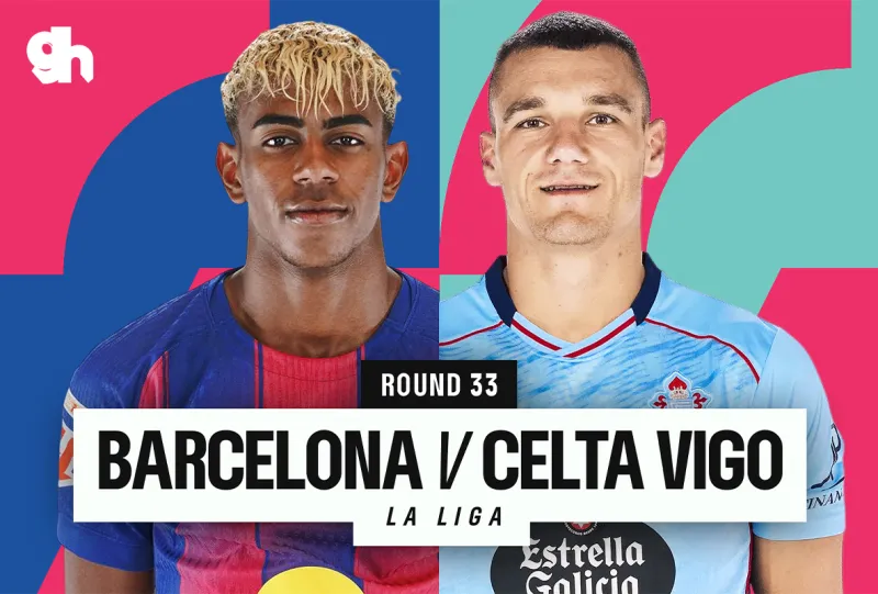 برشلونة ضد سيلتا فيجو - الدوري الاسباني 2025/26 الجولة 33