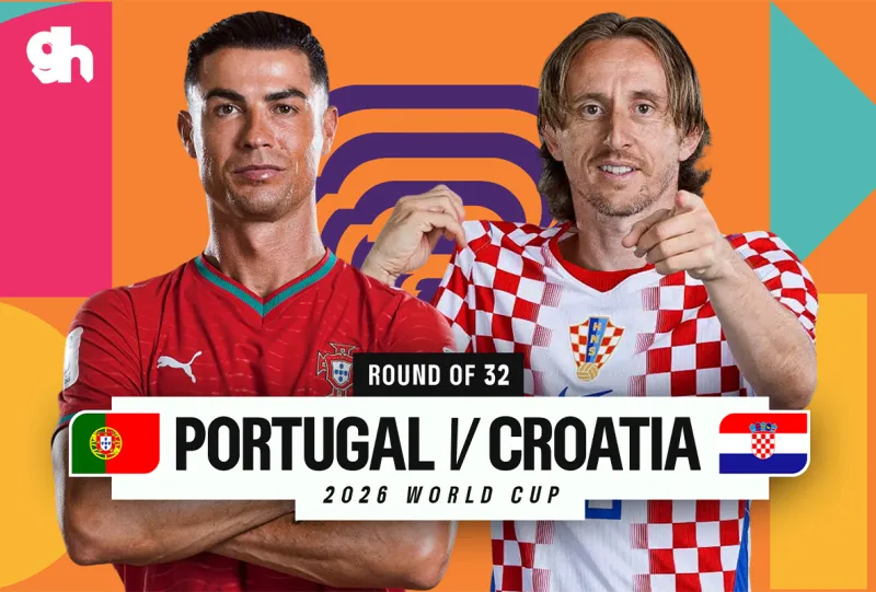 Portugal vs Croatia – FIFA World Cup 2026 Round  32