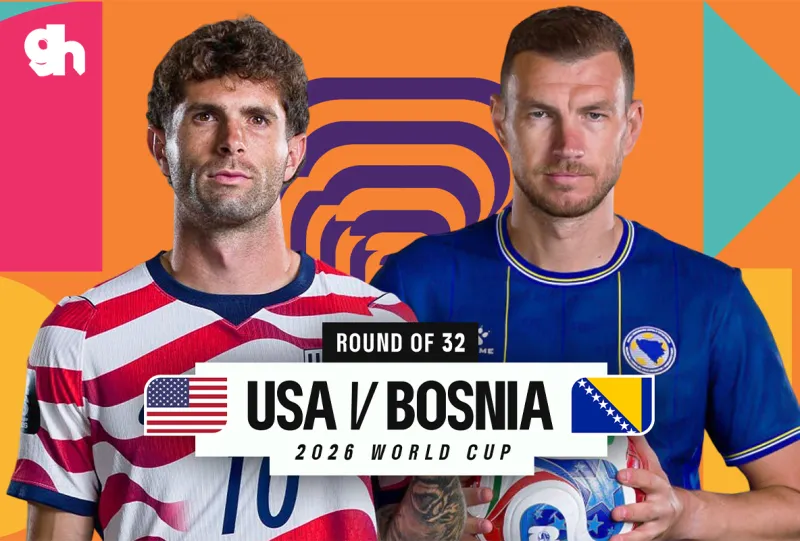 United States vs Bosnia and Herzegovina - FIFA World Cup 2026 Round 32