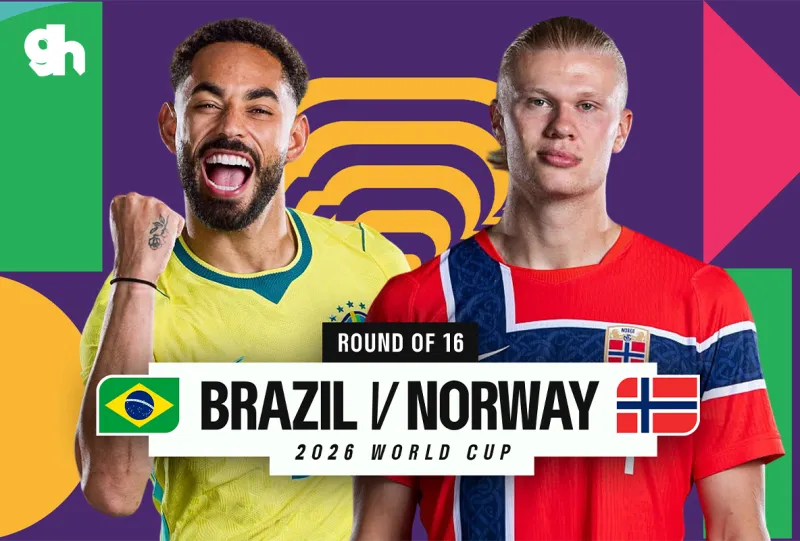 Brazil vs  Norway -  FIFA World Cup 2026 Round 16