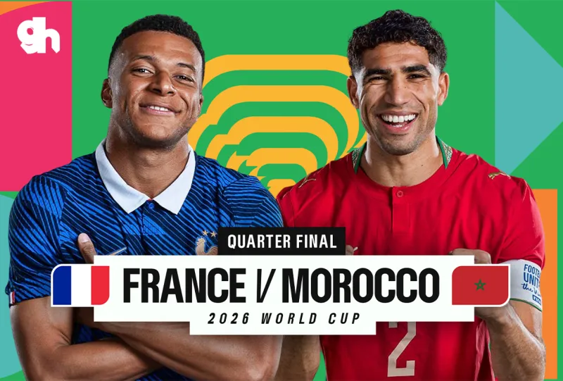 فرنسا ضد المغرب - الدور ربع النهائي كاس العالم 2026