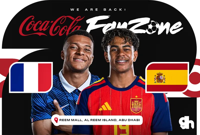 Coca-Cola Fan Zone Abu Dhabi France vs Spain - Semi-Final | FIFA World Cup 2026
