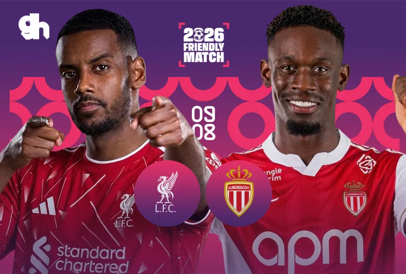 ليفربول ضد موناكو - مباراة ودية 2026
