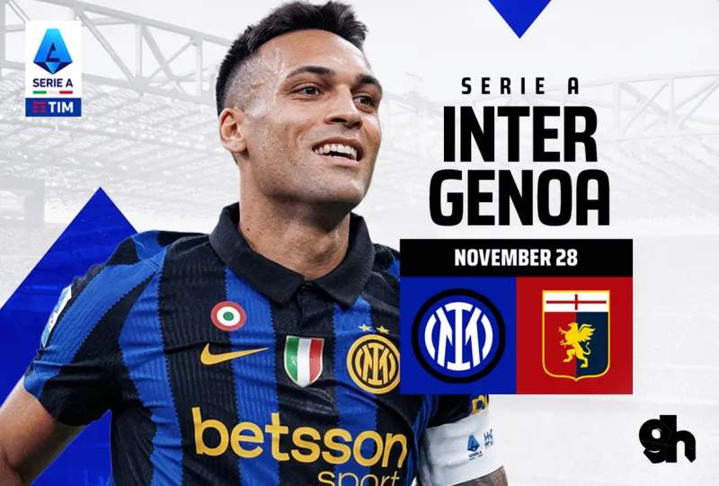 Inter Milan vs Genoa - Round 13 Italian League 2026/27