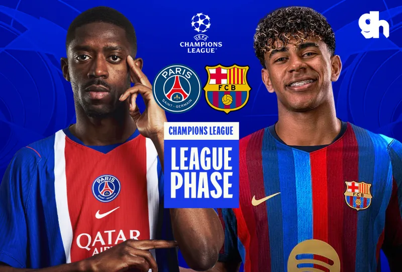 باريس سان جيرمان ضد برشلونة - دور المجموعات دوري ابطال اوروبا 2026/2027