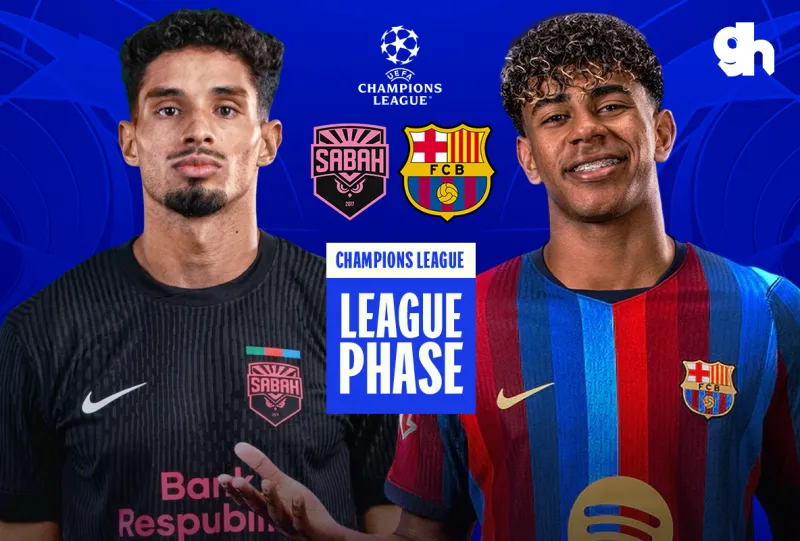 صباح ضد برشلونة - دور المجموعات دوري ابطال اوروبا 2026\2027