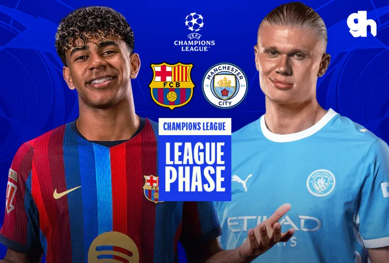 برشلونة ضد مانشستر سيتي - دور المجموعات دوري ابطال اوروبا 2026/2027