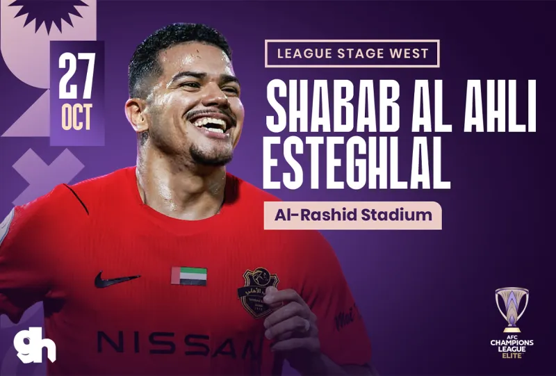 شباب الاهلي الاماراتي ضد استقلال طهران الايراني - دوري ابطال اسيا للنخبة  2027/2026