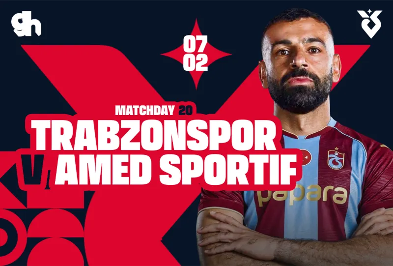 Trabzonspor vs Amed Sportif - Matchday 20 - Turkish Super Lig