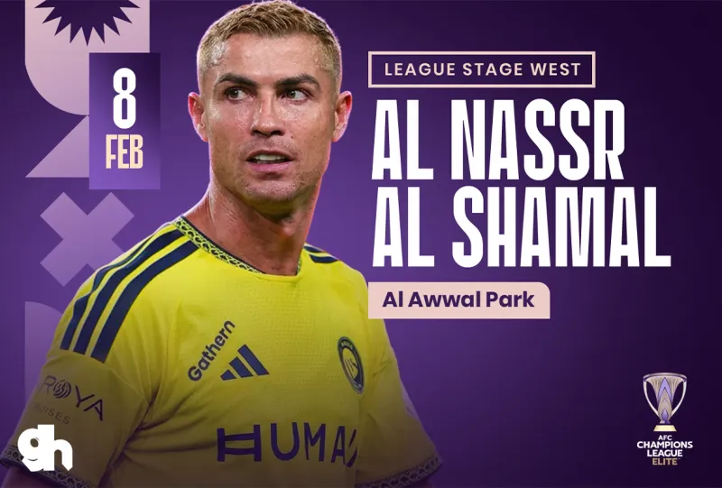 النصر ضد شمال الرياضي القطري | دوري ابطال اسيا للنخبة 26/27