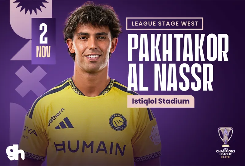 باختاكور الاوزبكي ضد النصر السعودي - دوري ابطال اسيا للنخبة 2027/2026