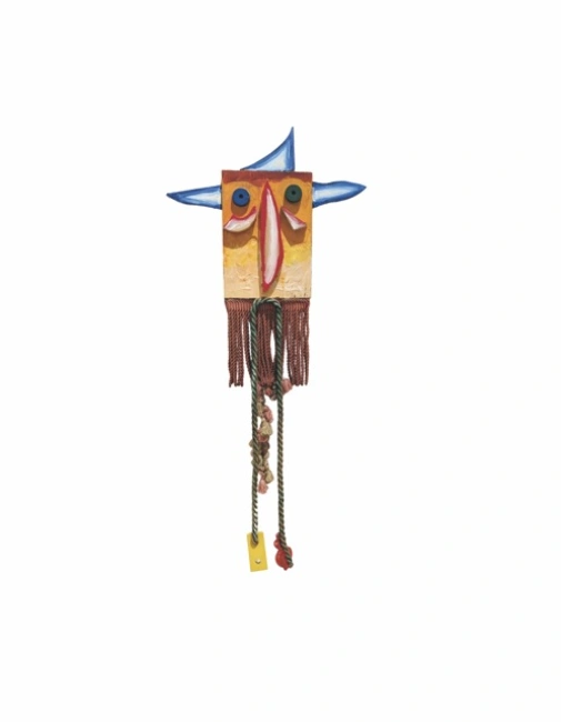 Caterina Sforza Jagellona, Regina di Svezia - Maschera con orecchie e pendagli