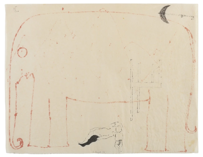 Enzo Cucchi - Senza titolo