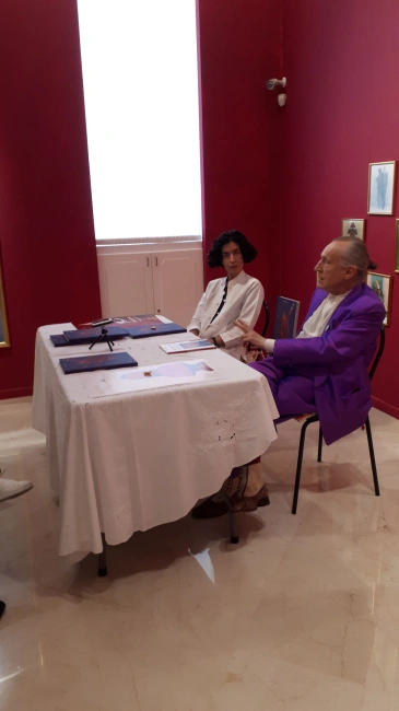 Finissage della mostra di Ontani cover