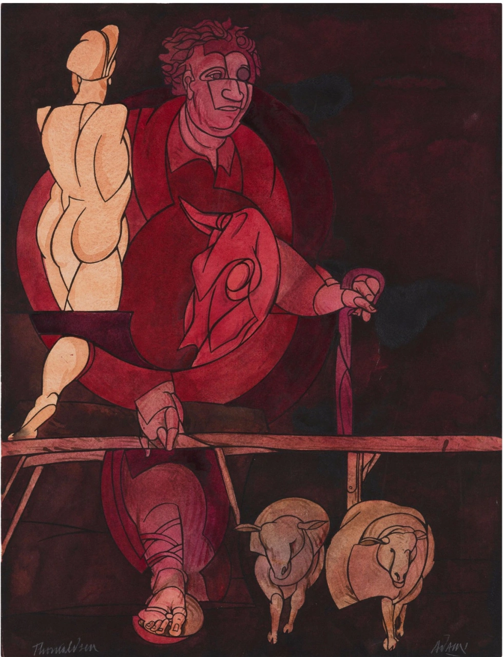 Valerio Adami - Thorvaldsen