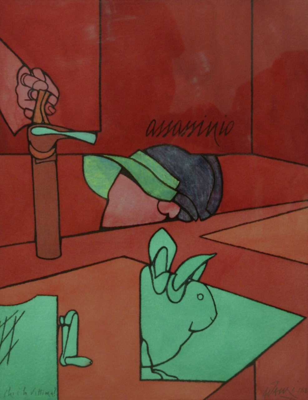 Valerio Adami - Chi è la vittima