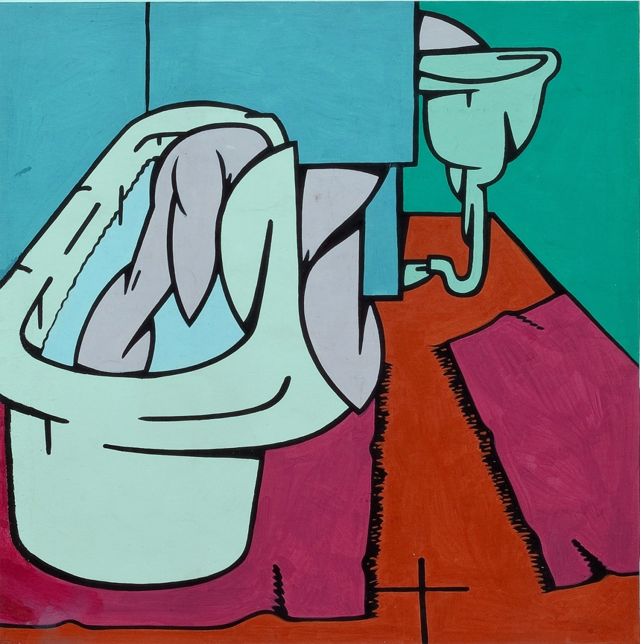 Valerio Adami - Studio per un grand hotel