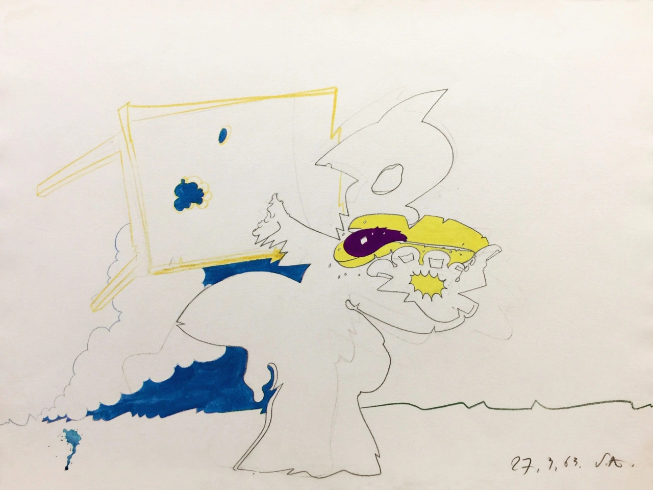 Valerio Adami - Senza titolo