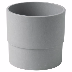 محبس غرس فخار اسود NYPONplastic flower pot, gray, 12 cm