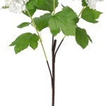 ورد    SMYCKA Artificial flower, snowball/white, 60 cm