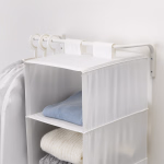 علاق بدل  MULIG CLOTHES BAR 60-90 WHITE