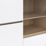بوفيه Next China cabinet 2 doors + 1 glass door + 2 drawers
