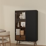 بوفيه  Ry China cabinet 1 door + 1 glass door + 1 drawer