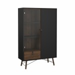 بوفيه  Ry China cabinet 1 door + 1 glass door + 1 drawer