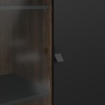 بوفيه  Ry China cabinet 1 door + 1 glass door + 1 drawer