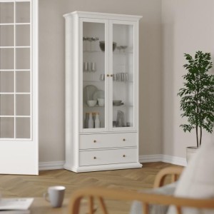 بوفية أبواب زجاج  Paris China cabinet