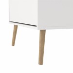 دولاب احذية    Bodo Shoe cabinet 3 flap doors White White