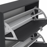 دولاب احذية  SHOES SHOE CABINET W. 3 TILTING DOORS AND 2 LAYERS